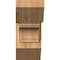 Ekena Millwork Merced Slat Rough Sawn Bracket w/ Offset Brace, Western Red Cedar, 8"W x 18"D x 18"H BKT0806X18X18MRC06RWR - alternate 3